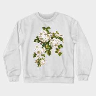 White Roses Crewneck Sweatshirt